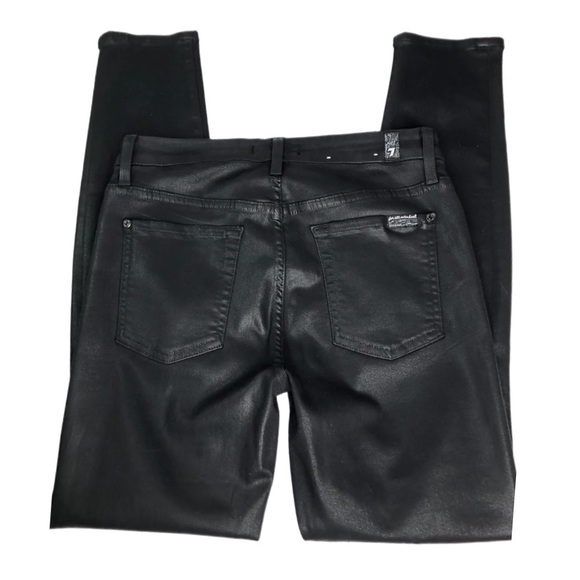 7 For All Mankind Women’s Stretch Skinny Jeans Sz 26 - Picture 7 of 8